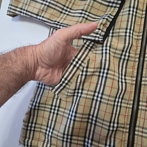 Burberrys Nova Check Men's Jacket No Tag See Measurements